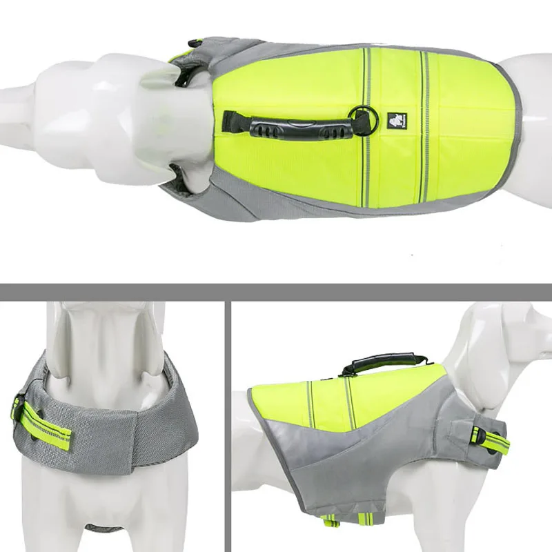 Truelove Pet Dog Life Jacket Vest Flotation Device Safety Adjustable Reflective Secure Swimwear Dog Life Saver French Bulldog