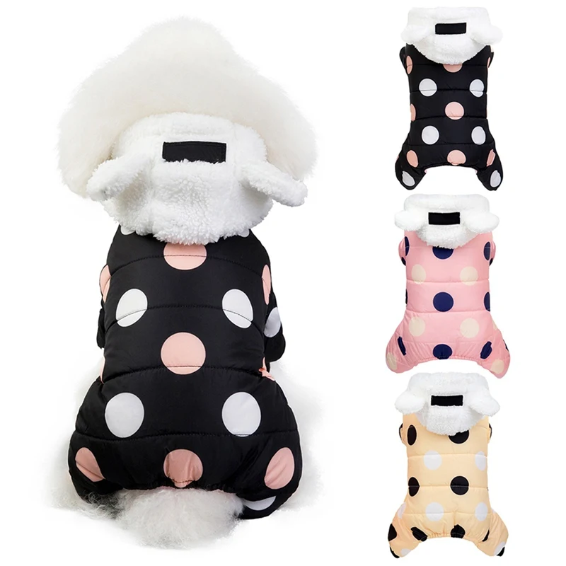 Russia Winter Pet Dog Clothes Coat Warm Outerwear Thicken Dog Clothing Jacket Pet Cat Products Clothes For Dogs Puppy Jumpsuit