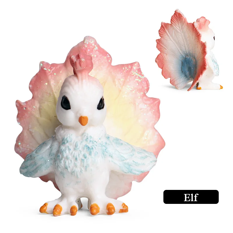 Oenux Original Echte Märchen Fliegen Pferd Simulation Tier Mythische Elfen Elf Pegasus Action-figuren Modell PVC Nette Kinder Spielzeug – Detail 3