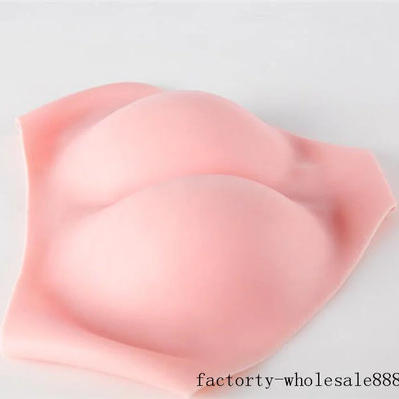 Pink Sexy Buttocks Filling Women's Safety Pants Full Silicone Panties Filling Butt Enhancer Bodybuilding Body Shaping Shorts