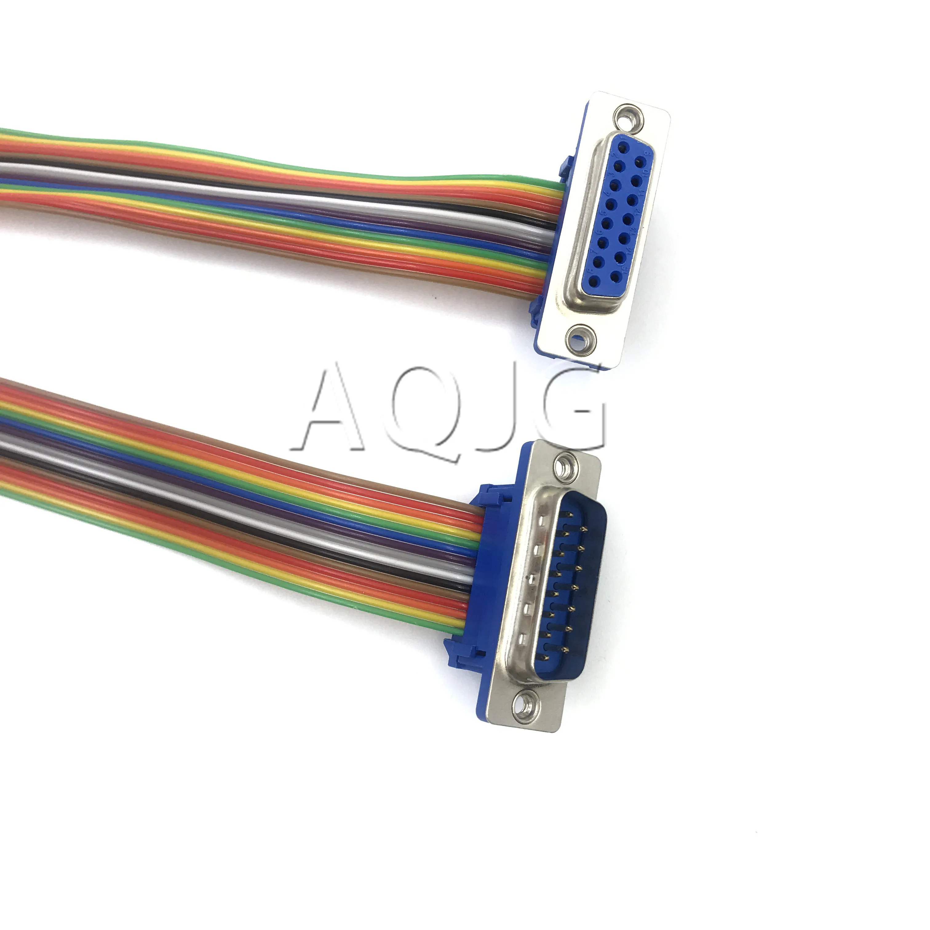 DIDC DB15 Pin Ribbon Cable DIDC-15P Male to Female Male to Male Female to Female Flat Cable DR15 COM Connector Cable