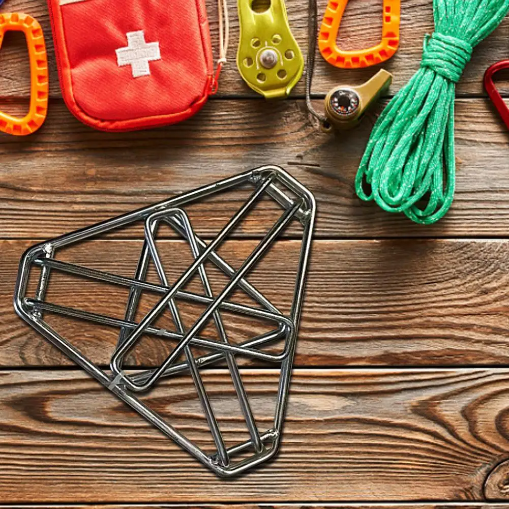 Trépied De Camping Pliable Robuste – Support Feu De Camp Pour Fours Hollandais, Poêles Et Barbecue, Idéal Outdoor