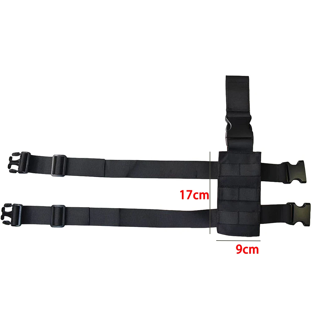 Tactical Drop Leg Holster Panel Verstelbare Drop Leg Platform Molle Module Dij Rig Paltform Met Molle Tas Voor Links/rechts Been