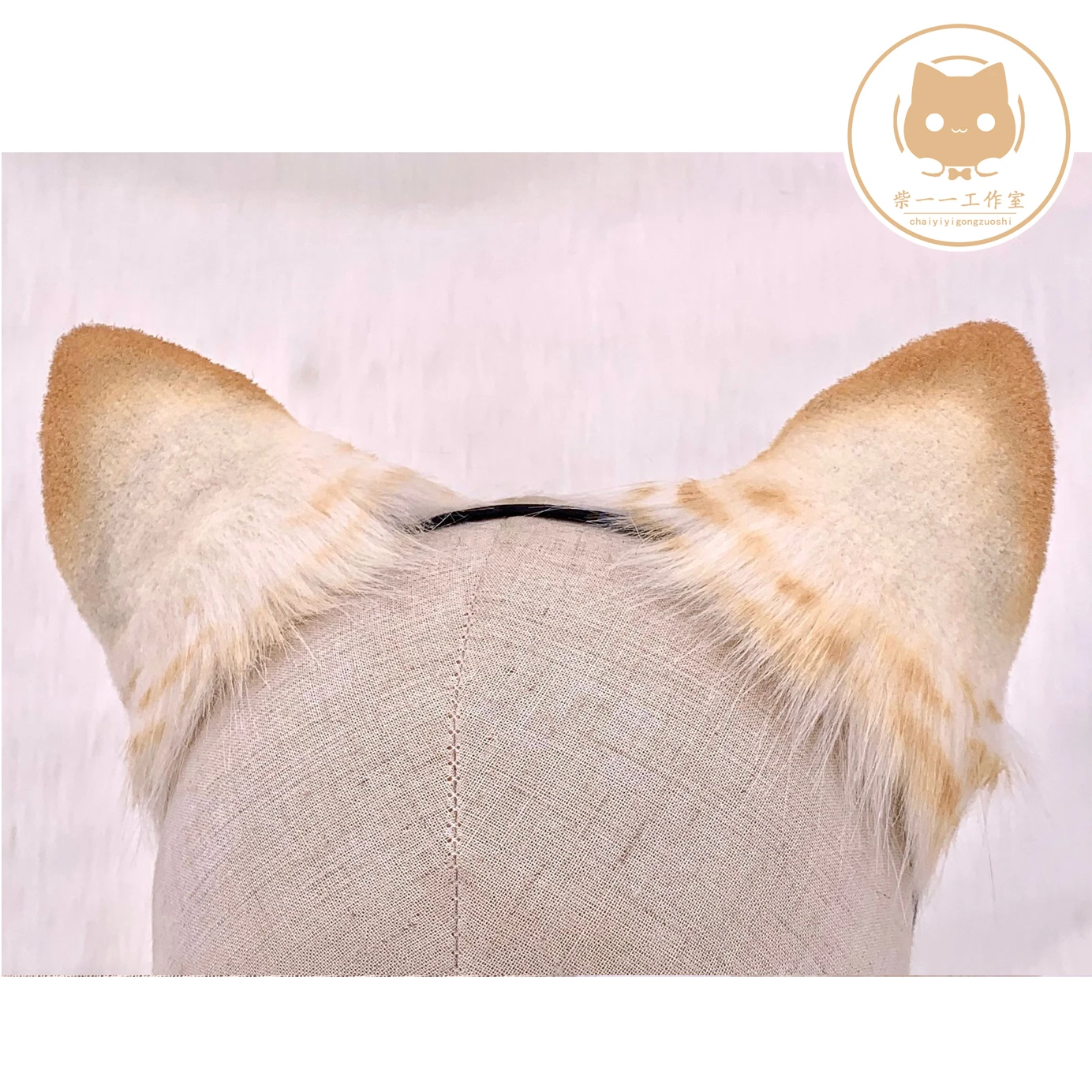 MMGG New Orange Cat Neko Ears Hairhoop for anime lolita cosplay costume accessories headwear headband