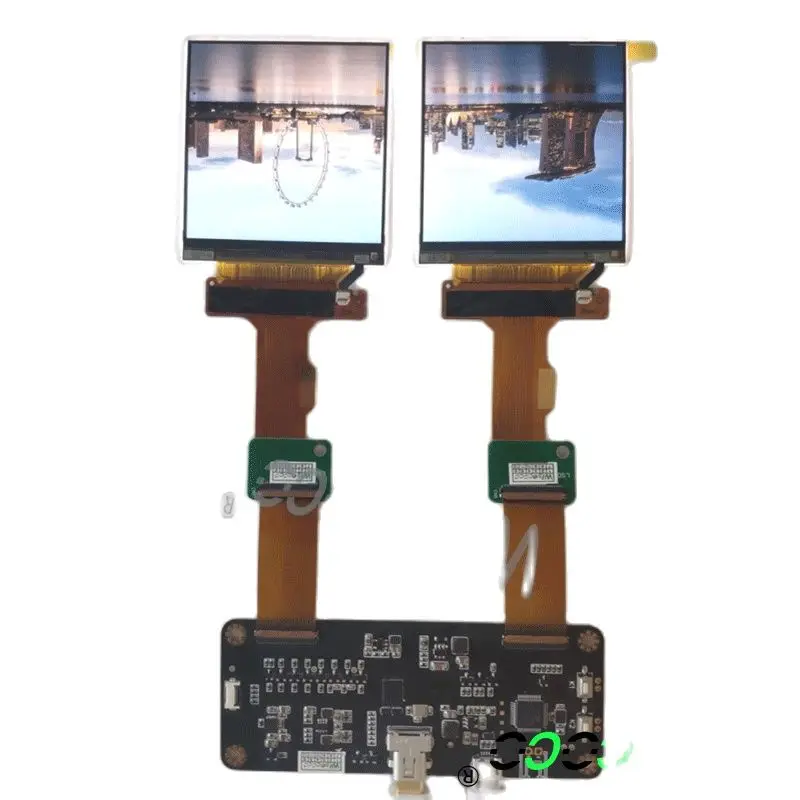 Imagem -02 - Cabeça Montada Tela Lcd vr Display Placa Motorista de Freqüência 2k 29 1440x1440 120hz