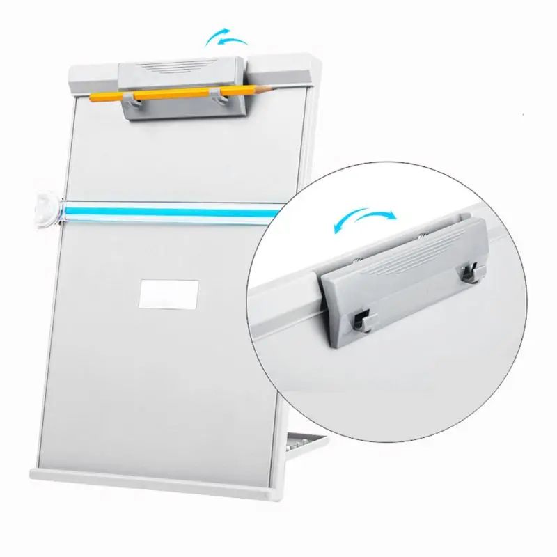 حامل مستندات بلاستيكي قابل للتعديل ، حامل كتب ، إطار قراءة وكتابة ، qyh