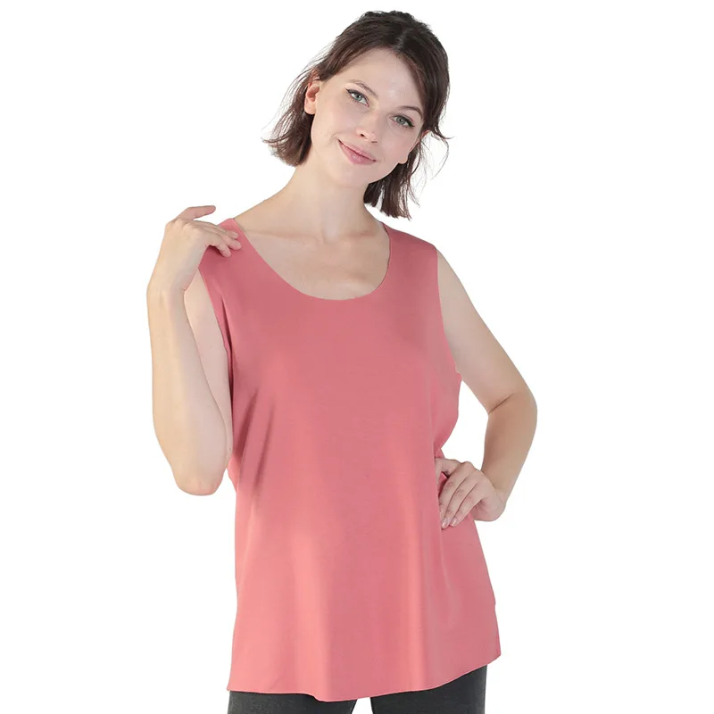 

Autumn And Winter Women'S Seamless Vest Female Base Thickened Novelty Velvet Sleeveless Top Body Fit Underwear Casual Homewear