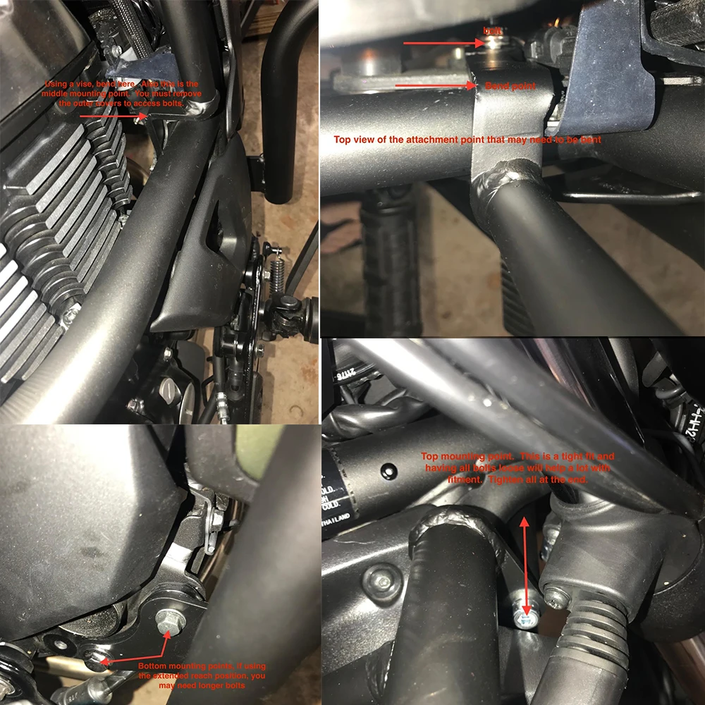 واقي محرك الدراجة النارية طراز VN650 Vulcan S 650 EN650 2015-2023 من الفولاذ المقاوم للصدأ