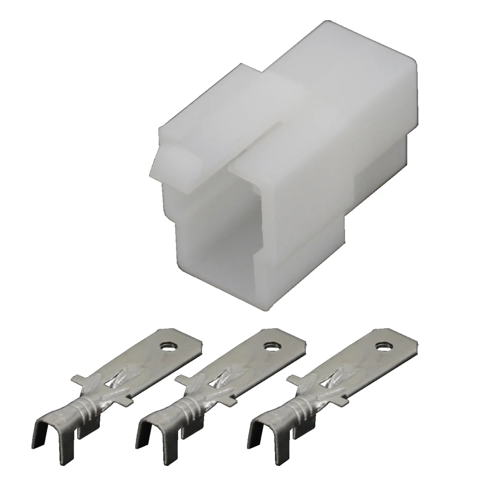 3 Pin 6.3 Automotive Connector 3 P Connector Terminal Plastic Shell Socket DJ7031A-6.3-11/21
