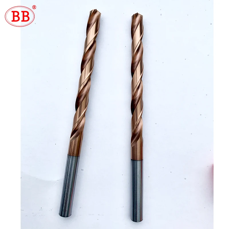 BB CNC Carbide Drill 100mm Long Length Tungsten Steel For Stainless Steel Metal Aluminum Copper 1PCS 3mm-15mm