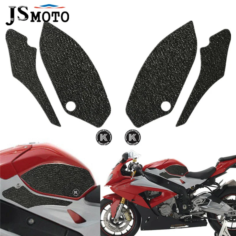 

For BMW S1000R 13-18 S1000RR 15-18 HP4 RACE 2018 Motorcycle Tank Decal Sticker 3D Tank Side Knee Grip Anti Slip Protector Pad