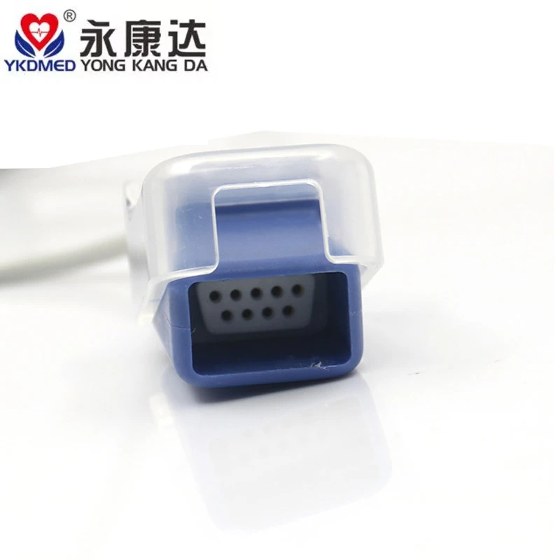 Compatible With EDAN Spo2 Sensor Extension Cable 8-pin DB9 Blood Oxygen Adapter Cable Ne-llcor Oximax Spo2