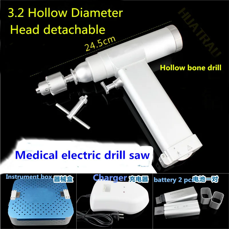 Animal orthopedic instrument medical intramedullary needle Kirschner wire Hollow drill Electric cannulated bone drill Veterinary