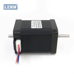 Double shaft 42 motor,4-lead NEMA 17 Stepper motor,1.8A 73N.cm 40MM/48MM/60MM length 42BYGH60 motor for 3D printer and cnc