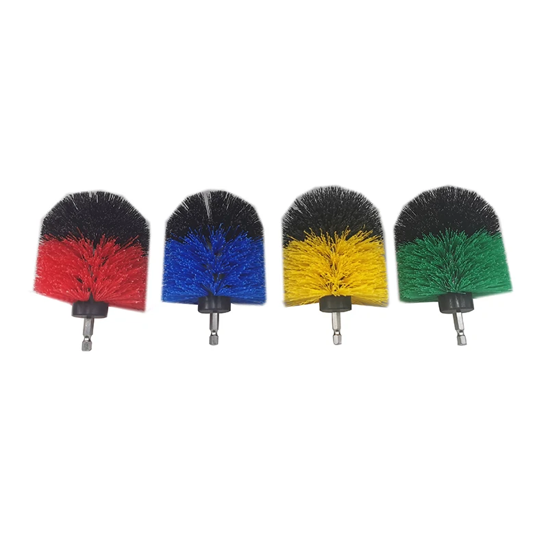 1 Pcs Electric Brush Kit Plastic Round Cleaning Brush Carpet Glass Car Tires Nylon Brushes Scrubber Drill Car wash brush