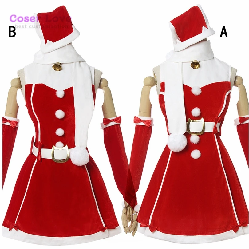 

Nekopara Chocola and Vanilla Christmas dress Cosplay costume Carnaval Halloween Costume