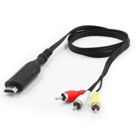 hdmi to rca av adapter converter hdmi2av ntsc pal full hd for ps3 for ps4 for xbox 60 hz for tv box compactible hdmi spli