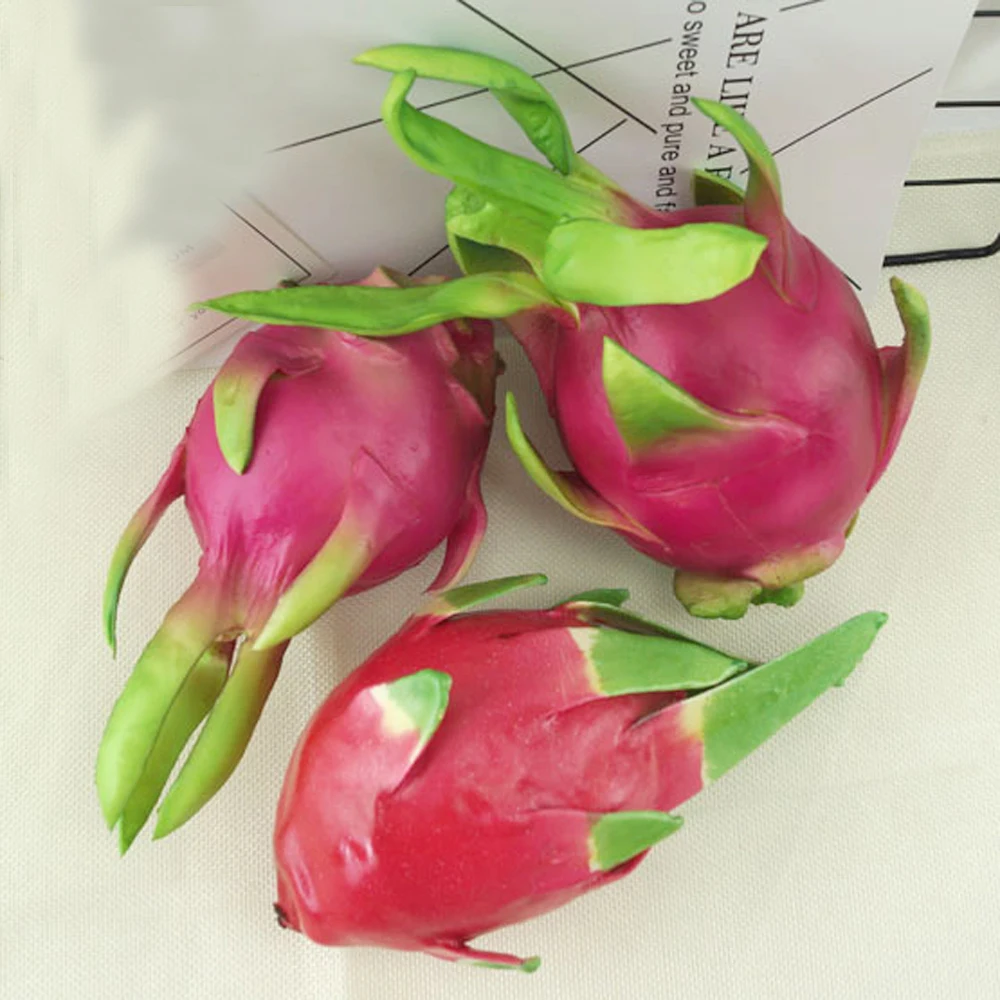 High imitation artificial Fake pitaya Fruit artifical pitaya&artificial plastic fake simulated pitay