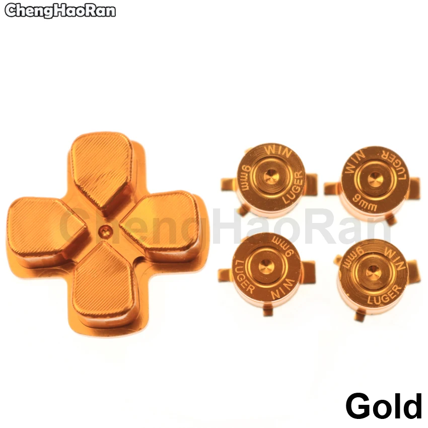 Chenghaoran 1 conjunto para ps4/ps5 teclas de função botão direção para ps4/ps 5 controlador botão gatilho cruz substituição