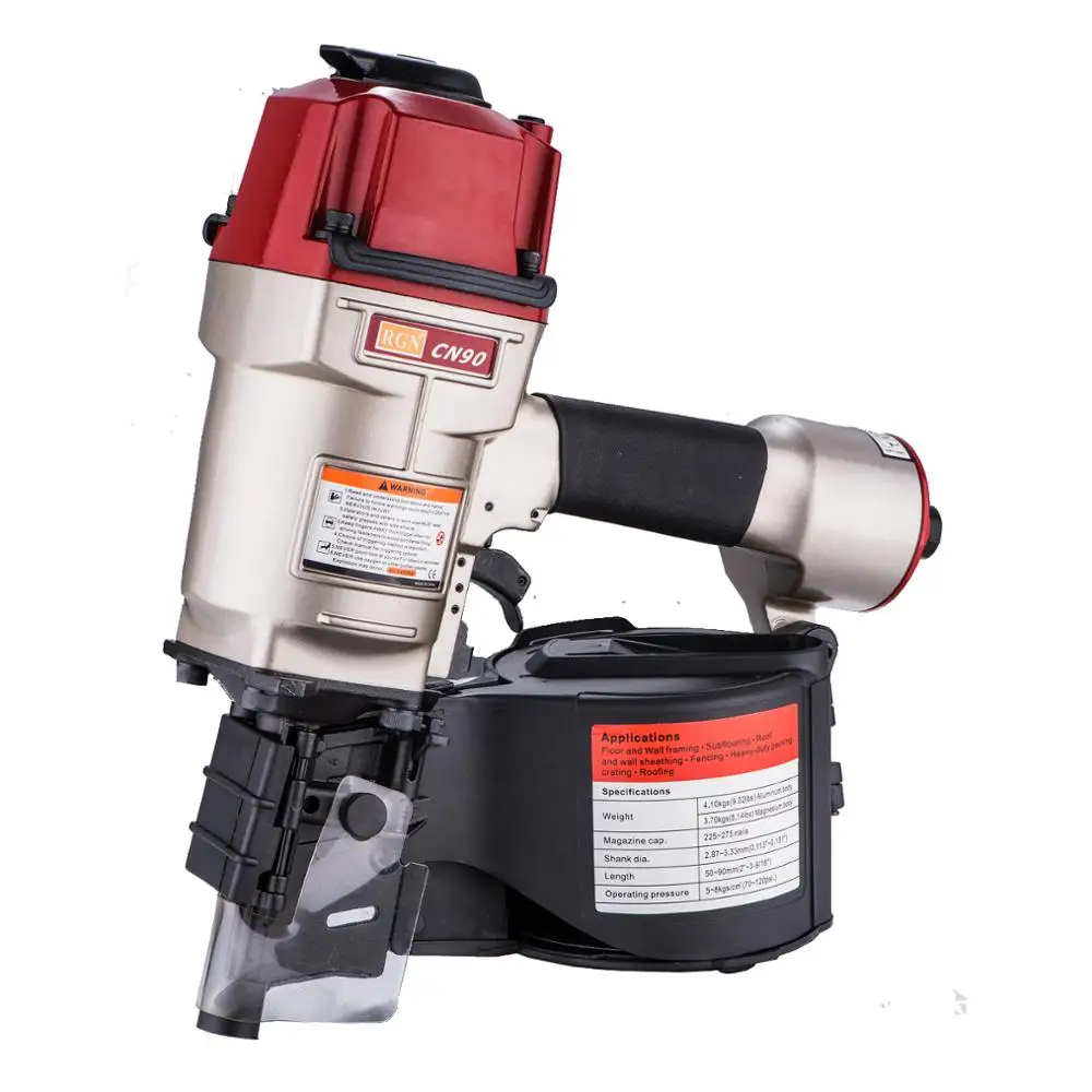 AIR PALLET COIL NAILER NAIL GUN CN90