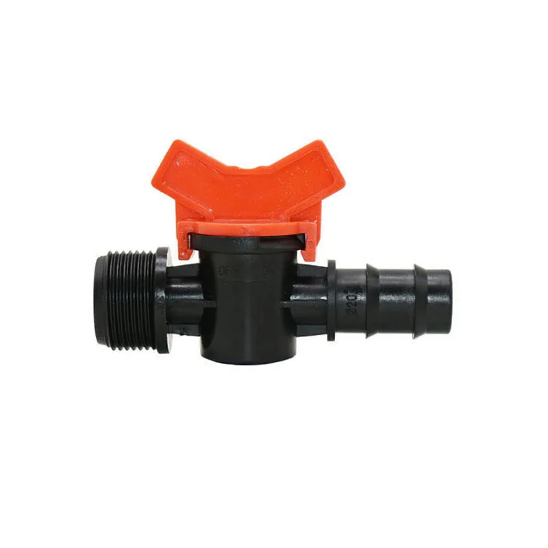 Válvula de riego de manguera macho para jardín, regulador de 3/4 a 16mm y 20mm, 1/2, 3/4, 1 unidad