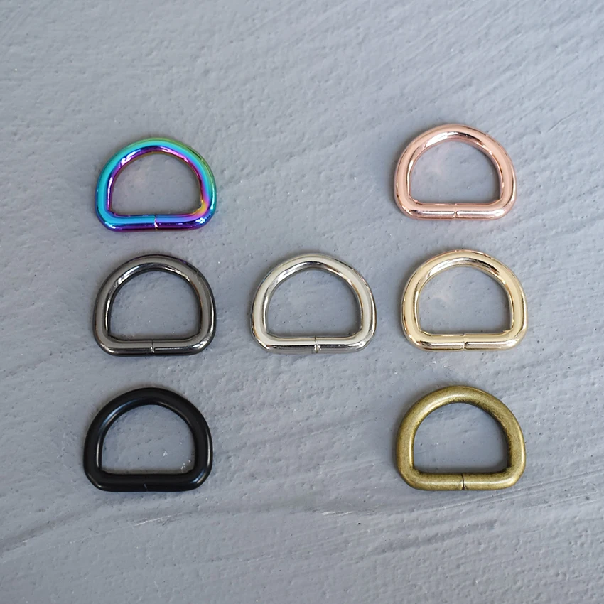 10 Pcs/Lot 3/4Inch(20mm)Multi-Pack of Heavy Duty Welded Dee Rings for Marine and Salty Air Applications, Equestrian Tack