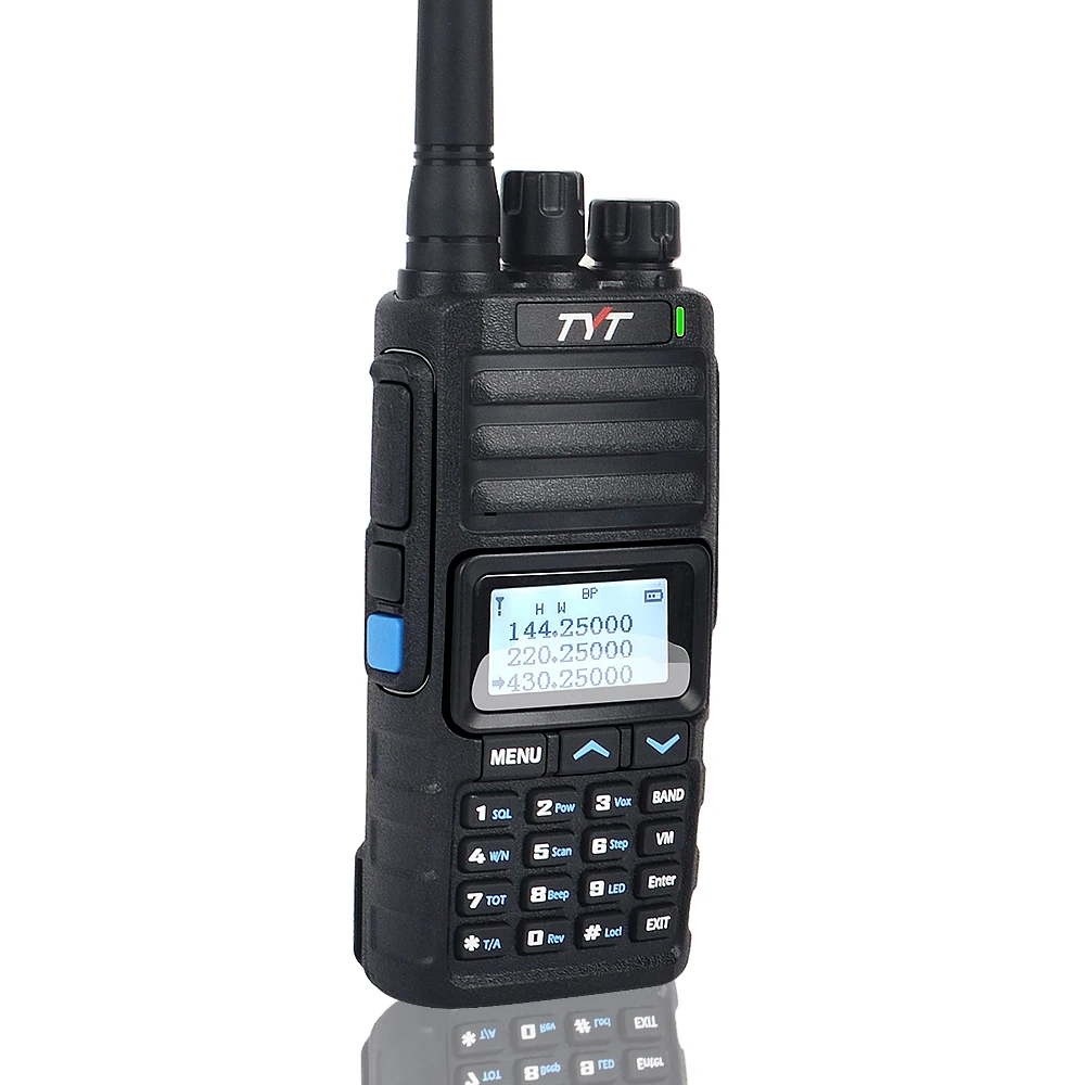 Tyt Walkie Talkie Uhf Vhf TH-350 Tri Band 136-174 Mhz 220-260 Mhz 400-470 Mhz portatile a Due Vie Radio Scramber Roger Ricetrasmettitore Fm