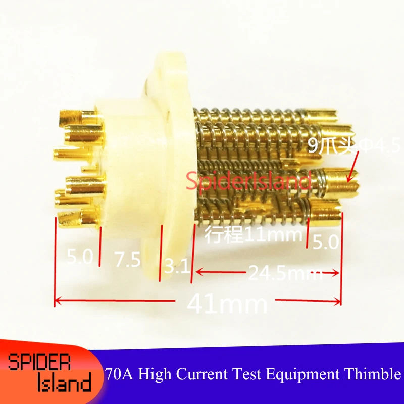 50pcs 42120 High Current Needle 70A Aging Test Equipment Needle 70A Battery Thimble Battery Needle 38120 Battery Probe