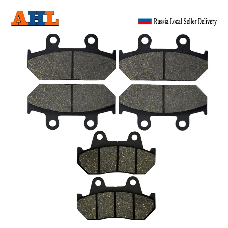 AHL Motorcycle Front Rear Brake Pads For HONDA CBR750 FH VFR750 CBR1000 VFR700 CBR750 CBR1000F GL1500 GL1500A FA124 FA069