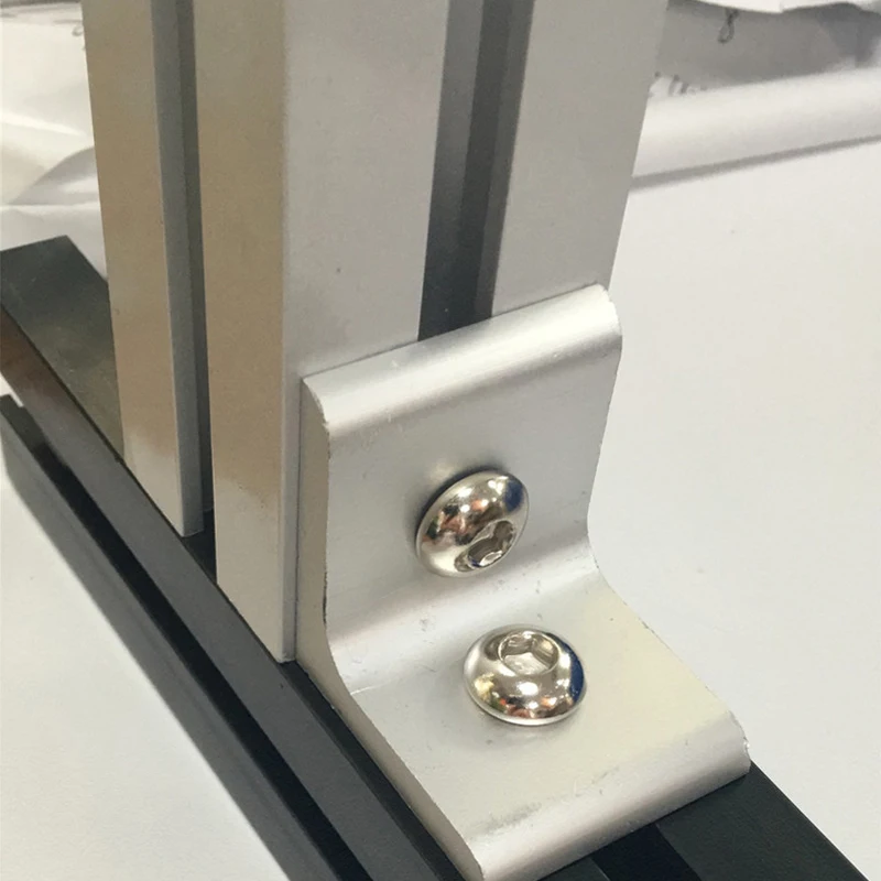 10Pcs 2020 2 Hole 90 Degree Vertical Corner Piece Conversion Connecting Piece 3030 3060 4040Profile Corner Piece Corner Code CNC