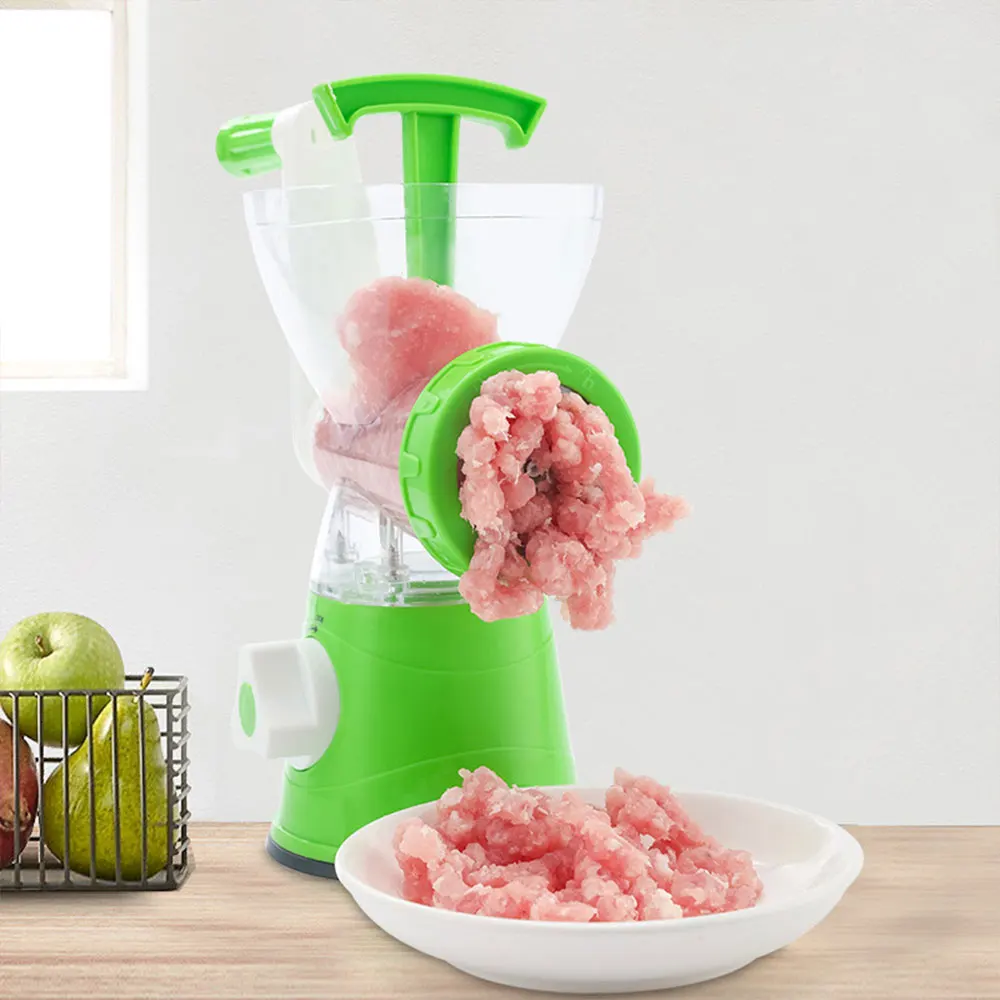 Meat Grinder Manual Processors Food Mincer Kitchen Machine Sausage Maker Stuffer Vegetable Chopper Blender Household  Enema Tool