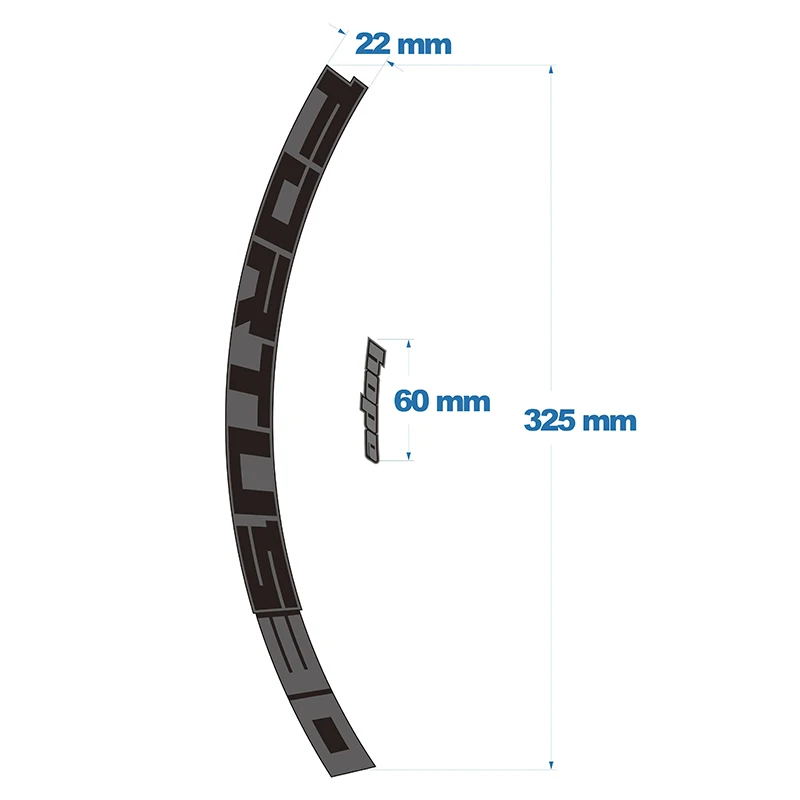 READU hoffen FORTUS30 berg felge aufkleber MTB fahrrad felgen decals laufradsatz aufkleber fahrrad aufkleber