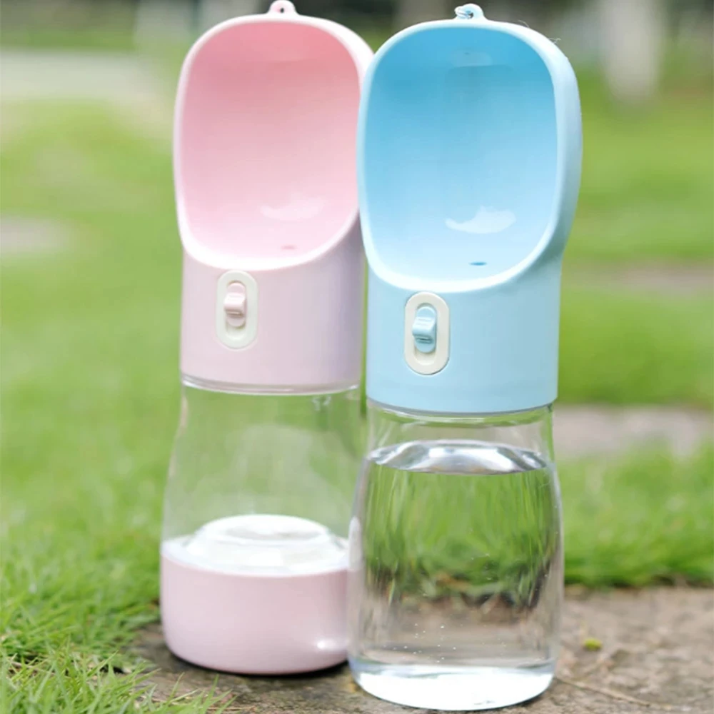 

Pet Water Bottle Portable Dog Cat Outdoor Drinking Feeder Bowl Travel Cup Food Container Kitten Puppy Feeding Drinking Feeders