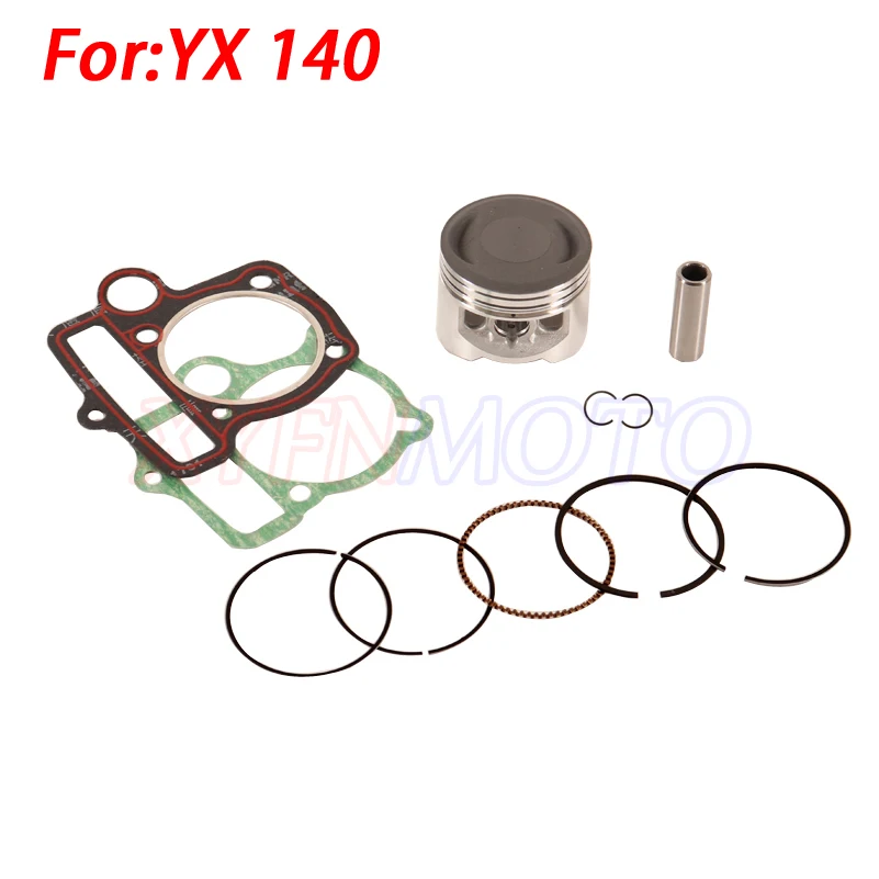 YX140 YX150 Zestaw tłoka 56 mm do silnika YX 140cc 150cc Pit Dirt Motor Bike Motocross PitsterPro Stomp Thumpstar SDG GPX SSR