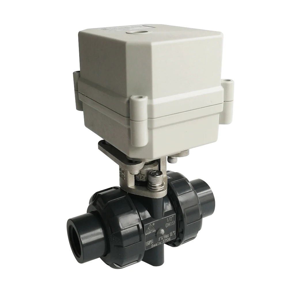 Tsai Fan PVC Water Control Electric PVC Valve BSP/NPT 1-1/2