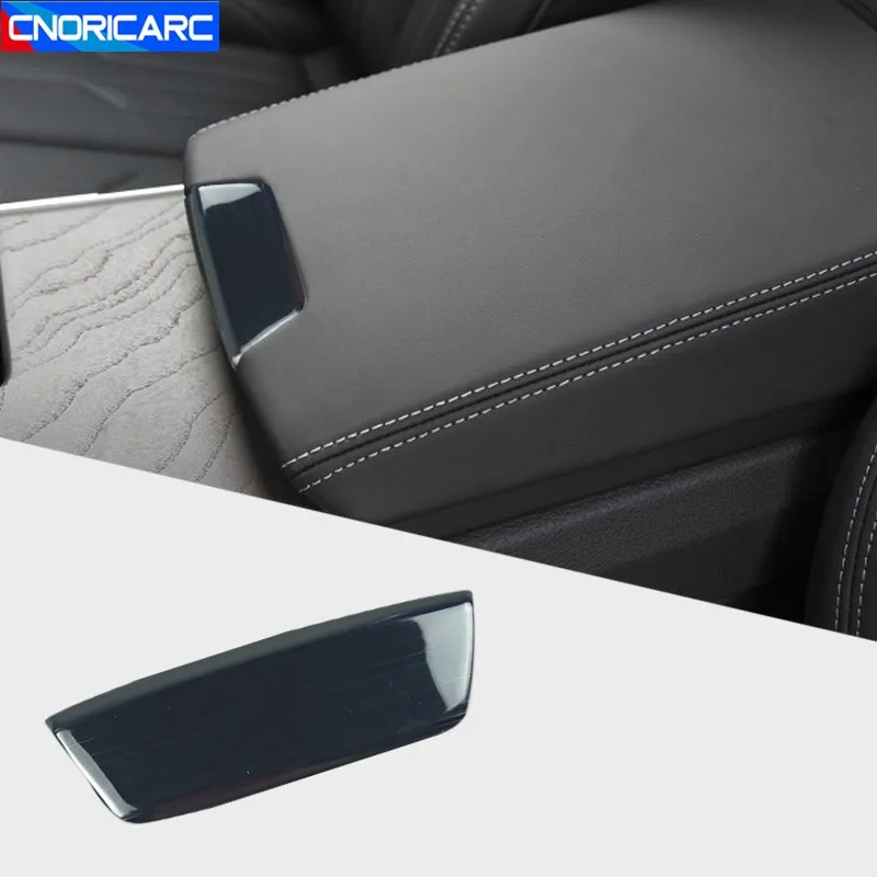 Car Styling Central Control Armrest Box Cover Stickers Trim For Audi A6 C8 2019-2020 Automobile Interior Accessories