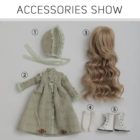 Föredragen lagerfrakt Fantasy Angel 1/6 BJD docka Lele resinleksaker för barn babyhjort docka djur anime leksak gör-det-själv 8 best sales lele leksak - №8