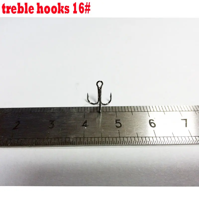 2021sharp hooks 16# Treble Fishing Hooks 1000pcs/lot  High quality very small hooks