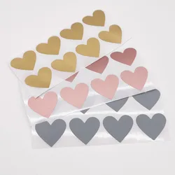 300pcs Heart shaped 25X28MM Scratch Off Stickers  Labels Sticker For Party Activity Game Favors Stationery Sticker