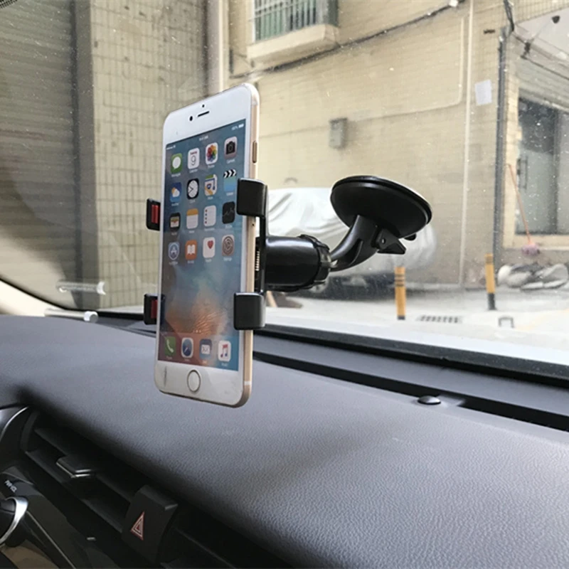 Phone Car Holder 360 Degree Rotation Mount Windshield Mobile Phone Holder For phone Car Dashboard Phone Holder Support GPS
