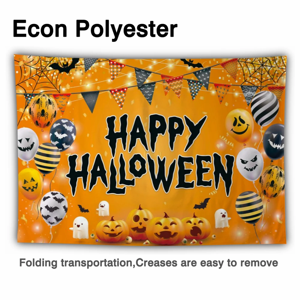 Allenjoy Happy Halloween Achtergrond Pompoen Lantaarn Ballonnen Cartoon Kinderen Party Decor Foto Achtergrond Photozone Photobooth