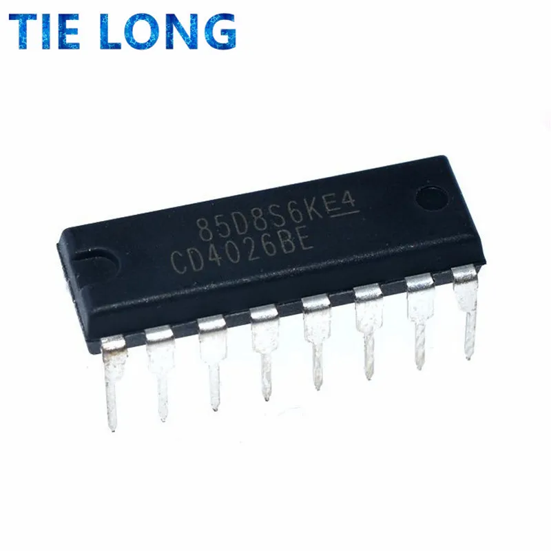 10 piezas CD4026BE CD4026 4026BE 4026 DIP16 IC