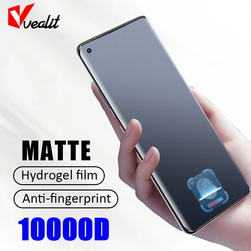 

1-3Pcs Anti-fingerprint Matte Hydrogel Film for Realme 8 7 6i 6s 5 X50 X7 GT3 GT2 Pro XT C3 C11 C21 GT Neo5 3T Screen Protector