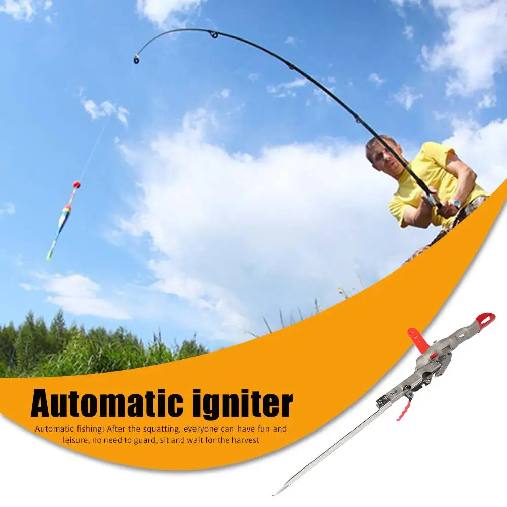 Soporte de caña de pescar plegable de acero inoxidable, poste de ángulo de doble resorte automático, aparejos de pesca