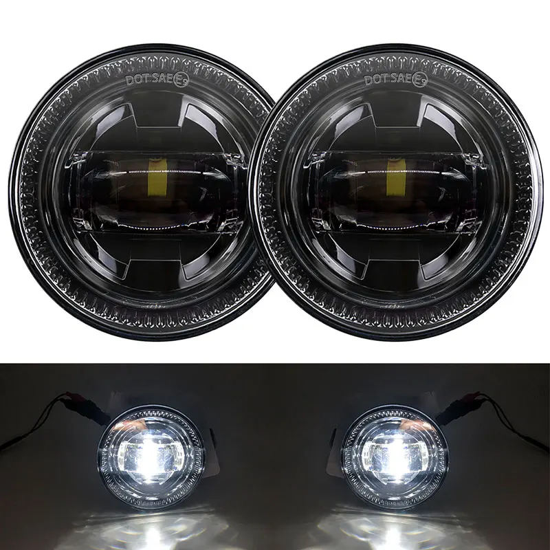 1 pair 30W Round Led Fog Lamp Cars Light for Ford F150 2007-2014 / Ranger 2008-2011 / Expedition 2007-2015