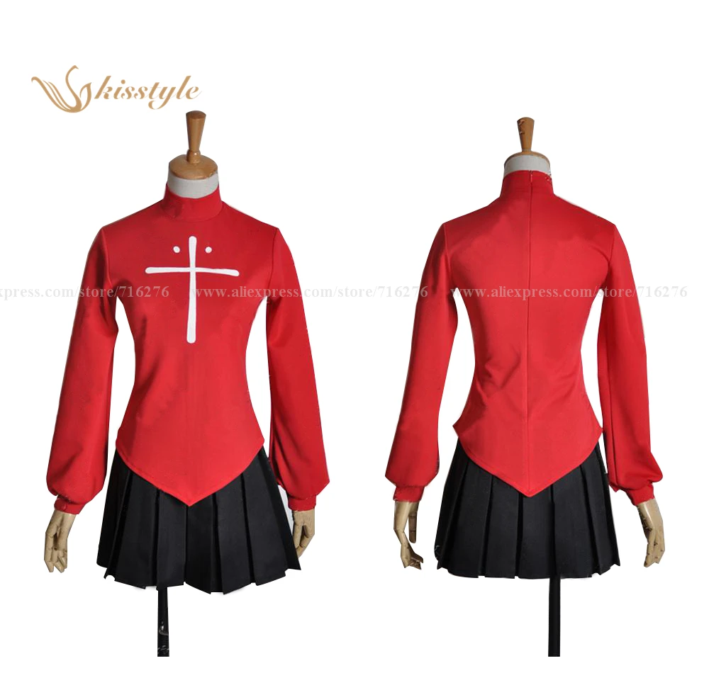 

Kisstyle Fashion Fate Zero Stay Night Tohsaka Rin Uniform Cosplay Costume,Customized Accepted