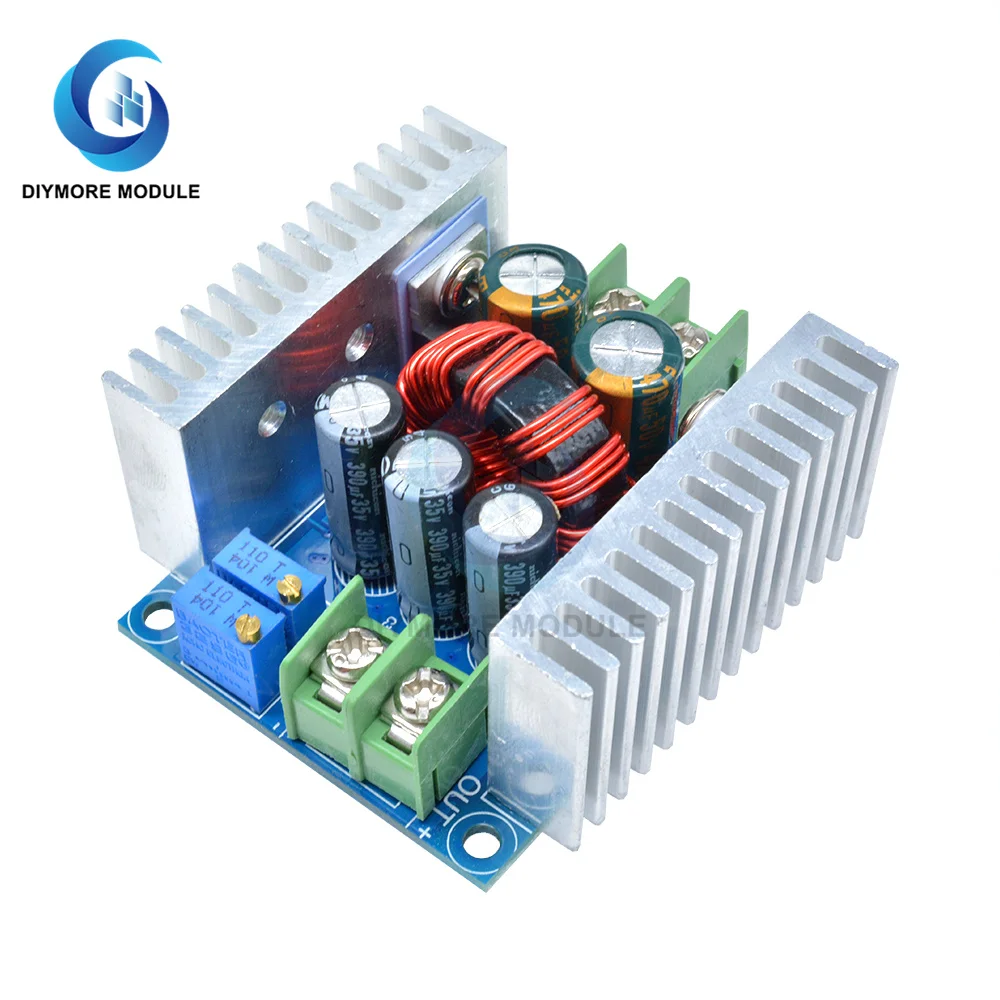 300W 20A DC-DC Buck Converter Step Down Module Constant Current LED Driver Power Step Down Voltage Module Electrolytic Capacitor