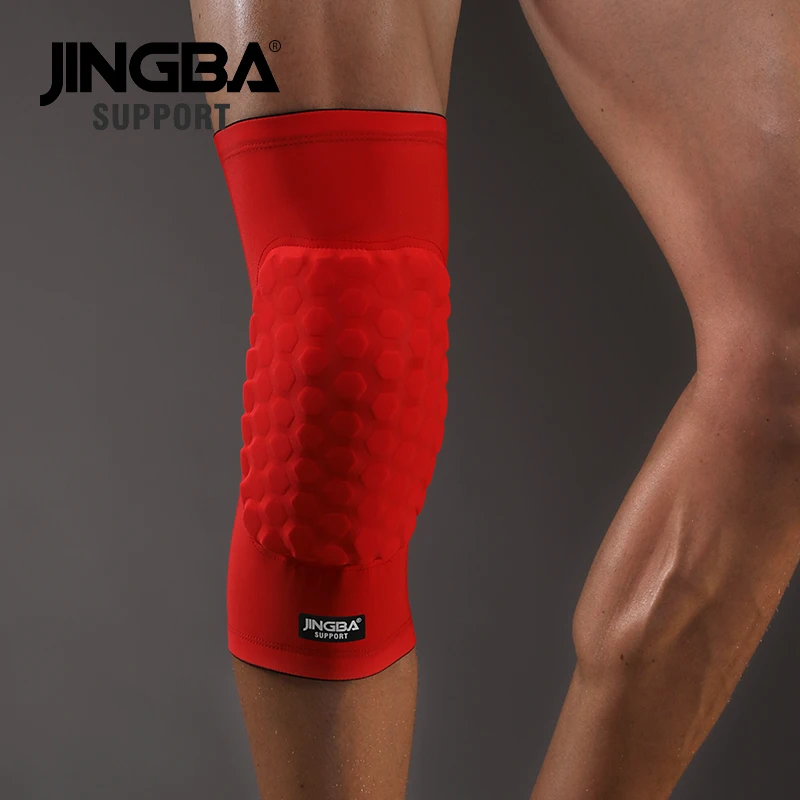 JINGBA SUPPORT 1PC Honeycomb Protective gear Basketball knee pads support Volleyball knee brace support Sports knee protector