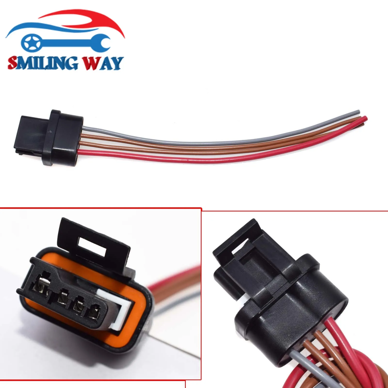 SMILING WAY# Alternator Connector Wire Harness Wiring Pigtail Plug CS130 CS121 CS144 For Buick Cadillac Chevrolet  Dodge GMC