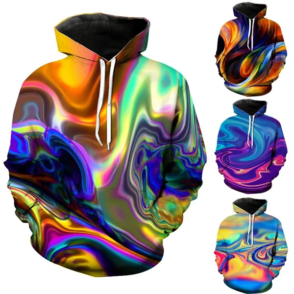 3D Print Vertigo Hypnotic Hoodie Sweatshirts Men Women Fashion Casual Pullover Hoodies